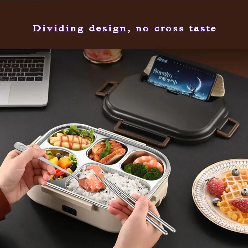 Electric Heated Lunch Boxes St - Food Storage Box Stainless Steel review and price