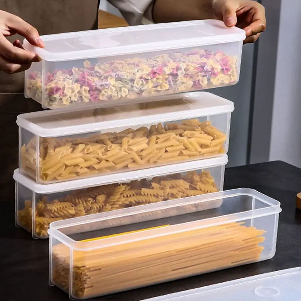 1 Plastic Transparent Storage  - Food Storage Ideas review and price