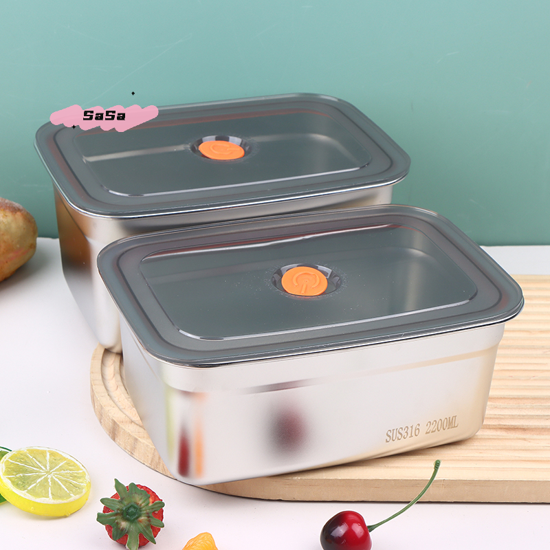 316 Stainless Steel Leak-proof - Food Storage Box Stainless Steel review and price