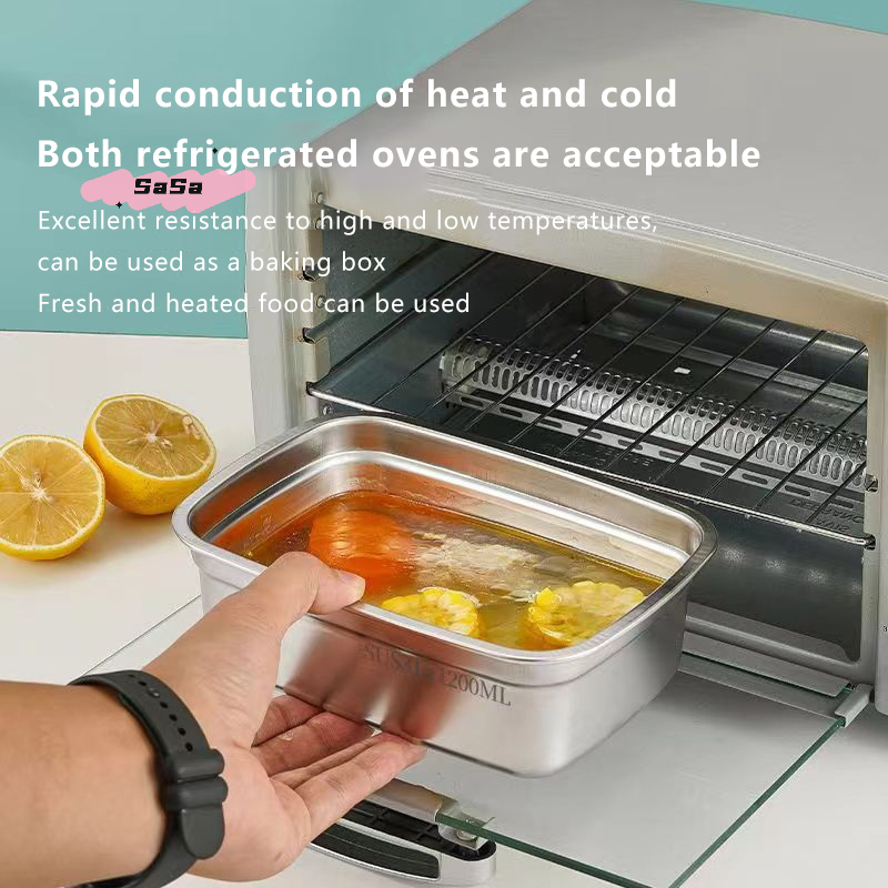 316 Stainless Steel Leak-proof - Food Storage Box Stainless Steel review and price