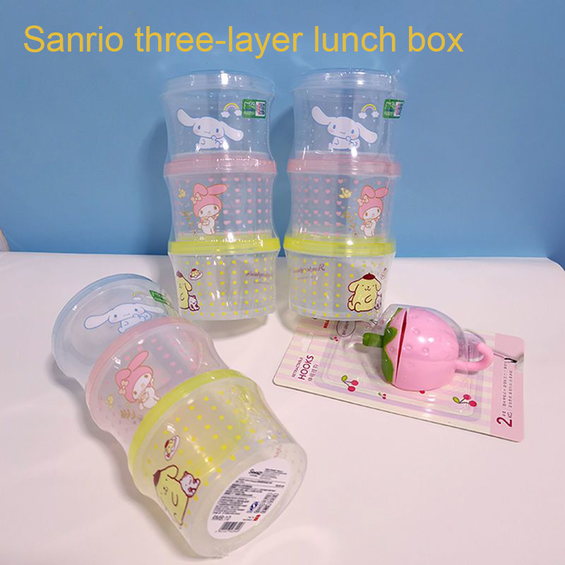 Kitty Bento Box Set 3 Pieces C - Food Storage In Room review and price