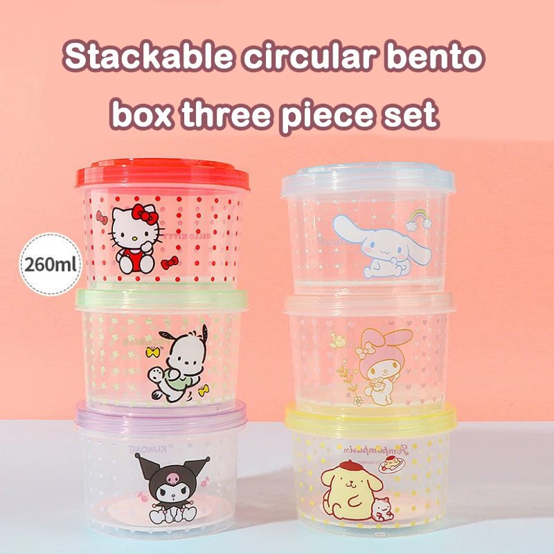Kitty Bento Box Set 3 Pieces C - Food Storage In Room review and price
