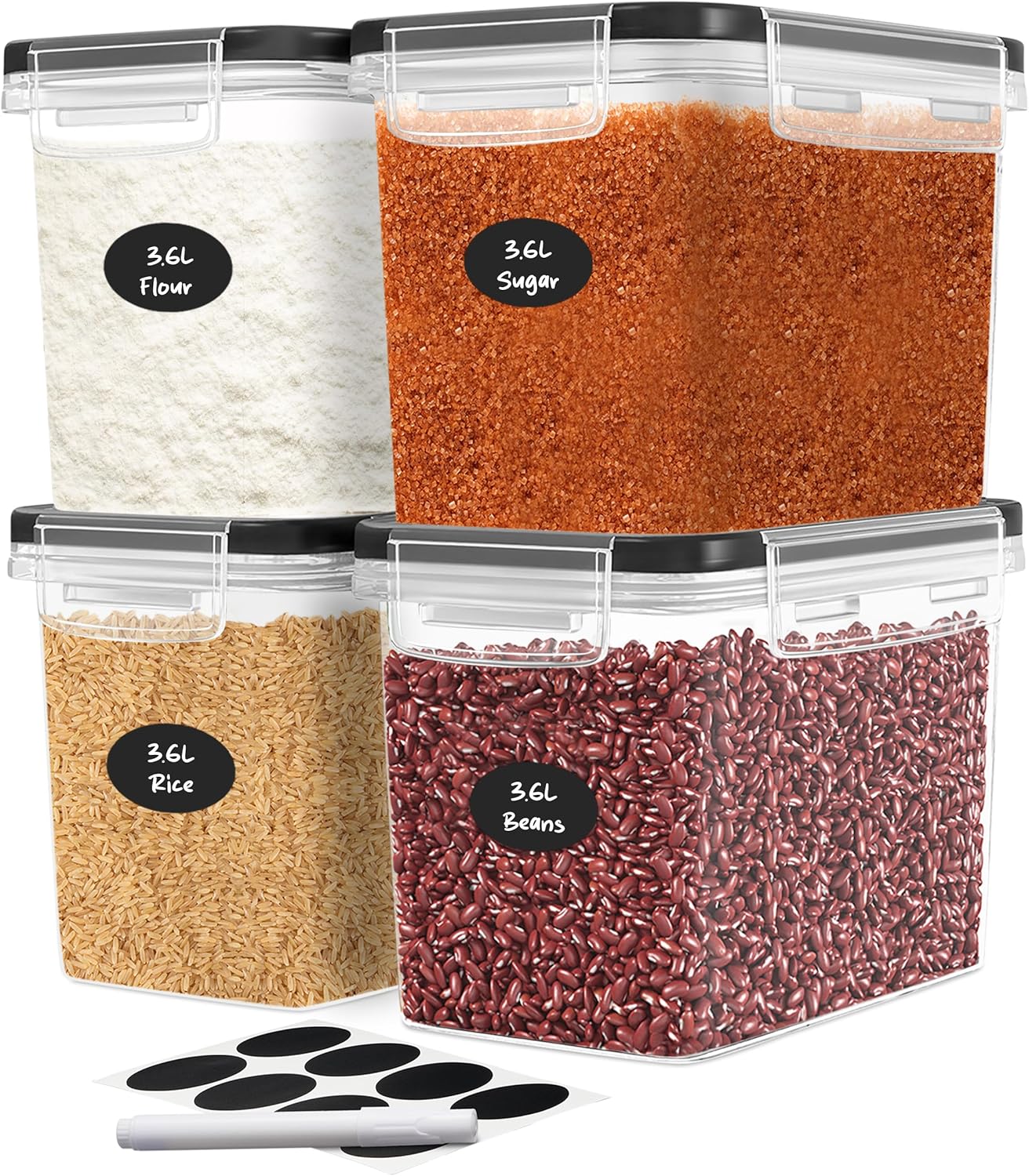 Flour Sugar Storage Containers - Food Storage And Containers review and price